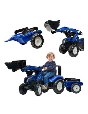 ⁨FALK Traktor na Pedały New Holland T8 z Łyżką i Przyczepą 3-7 lat⁩ w sklepie Wasserman.eu
