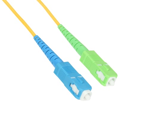 ⁨PATCHCORD JEDNOMODOWY PC-SC-APC/SC-0.5 0.5 m BASE LINK⁩ w sklepie Wasserman.eu