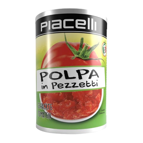 ⁨Piacelli Polpa Pomidorowa Posiekane Pomidory 400 g⁩ w sklepie Wasserman.eu