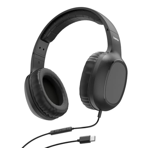 ⁨Over ear headphones Fun C with microphone black⁩ at Wasserman.eu