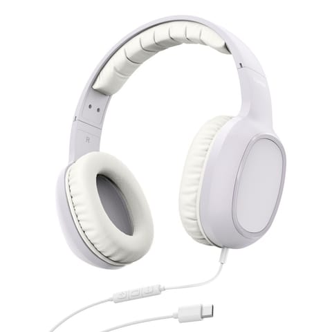 ⁨Over ear headphones Fun C with microphone white⁩ at Wasserman.eu