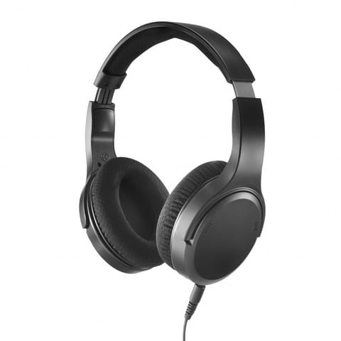 ⁨Wired TV over ear headphones black⁩ at Wasserman.eu
