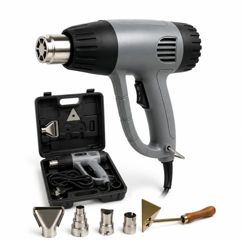 ⁨HEAT GUN WITH HOT AIR 2000W WITH ACCESSORY KIT⁩ at Wasserman.eu