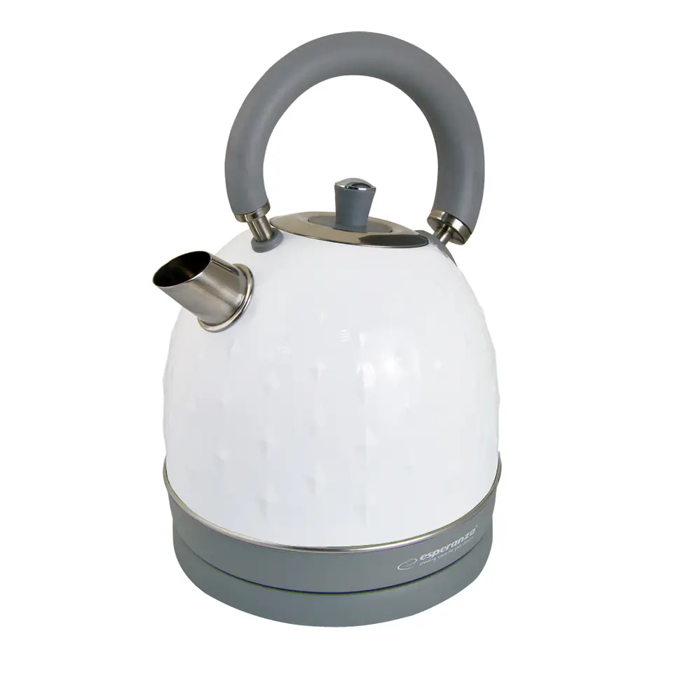 ⁨EKK034W Esperanza electric kettle columbia 1.8 L white⁩ at Wasserman.eu