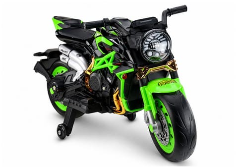 ⁨Motor Na Akumulator XW-07 Podświetlane Koła LED Zielony⁩ w sklepie Wasserman.eu