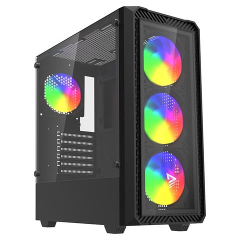 ⁨Obudowa komputerowa NOCTIS GLASS RGB X1⁩ w sklepie Wasserman.eu