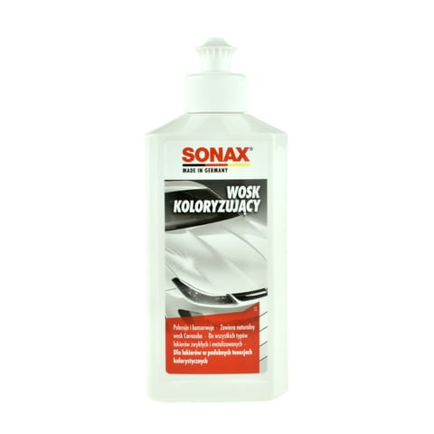 ⁨Sonax Wosk koloryzujący biały 250ml - do lakierów białych⁩ w sklepie Wasserman.eu