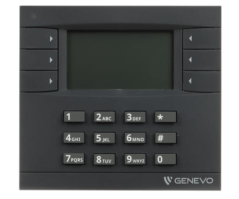 ⁨KLAWIATURA DO CENTRALI ALARMOWEJ PRIMA-LCD-GY-WH GENEVO⁩ w sklepie Wasserman.eu