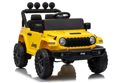 ⁨Pojazd Na Akumulator Jeep Rubicon DK-JWR558 24V Żółty⁩ w sklepie Wasserman.eu