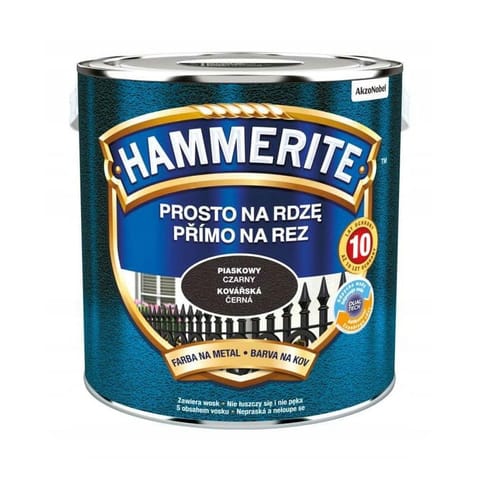⁨EMALIA HAMMERITE CZARNY PIASKOWY 0,7L⁩ w sklepie Wasserman.eu