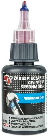 ⁨ŚRODEK DO ZABEZPIECZENIA GWINT.NIEBIESKI 50ML⁩ w sklepie Wasserman.eu