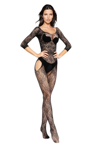 Bodystocking,black - (kolor czarny, rozmiar S/L) w sklepie Wasserman.eu