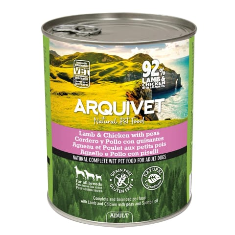 ⁨ARQUIVET mokra karma dla psa z jagnięciną i kurczakiem 800G⁩ w sklepie Wasserman.eu