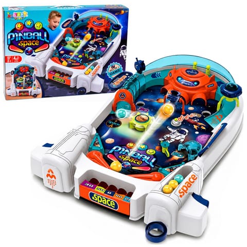 ⁨Gra Zręcznościowa Pinball Kosmiczny Space Fliper Rakieta Przeszkody 8 Kulek⁩ w sklepie Wasserman.eu