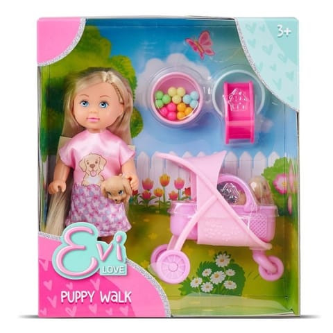 ⁨EL Evi na spacerze z pieskami w wózku⁩ w sklepie Wasserman.eu