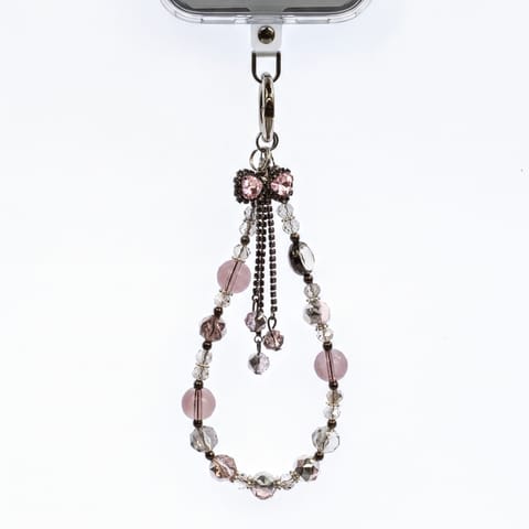 ⁨Crong Phone Charm - Smycz zawieszka do telefonu (Pink Bow)⁩ w sklepie Wasserman.eu