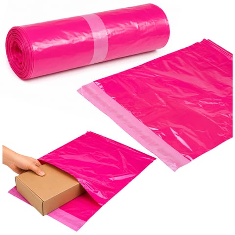 ⁨Folia Kurierska Koperta Foliopak Do Pakowania Różowa 310x420mm 50 szt.⁩ w sklepie Wasserman.eu