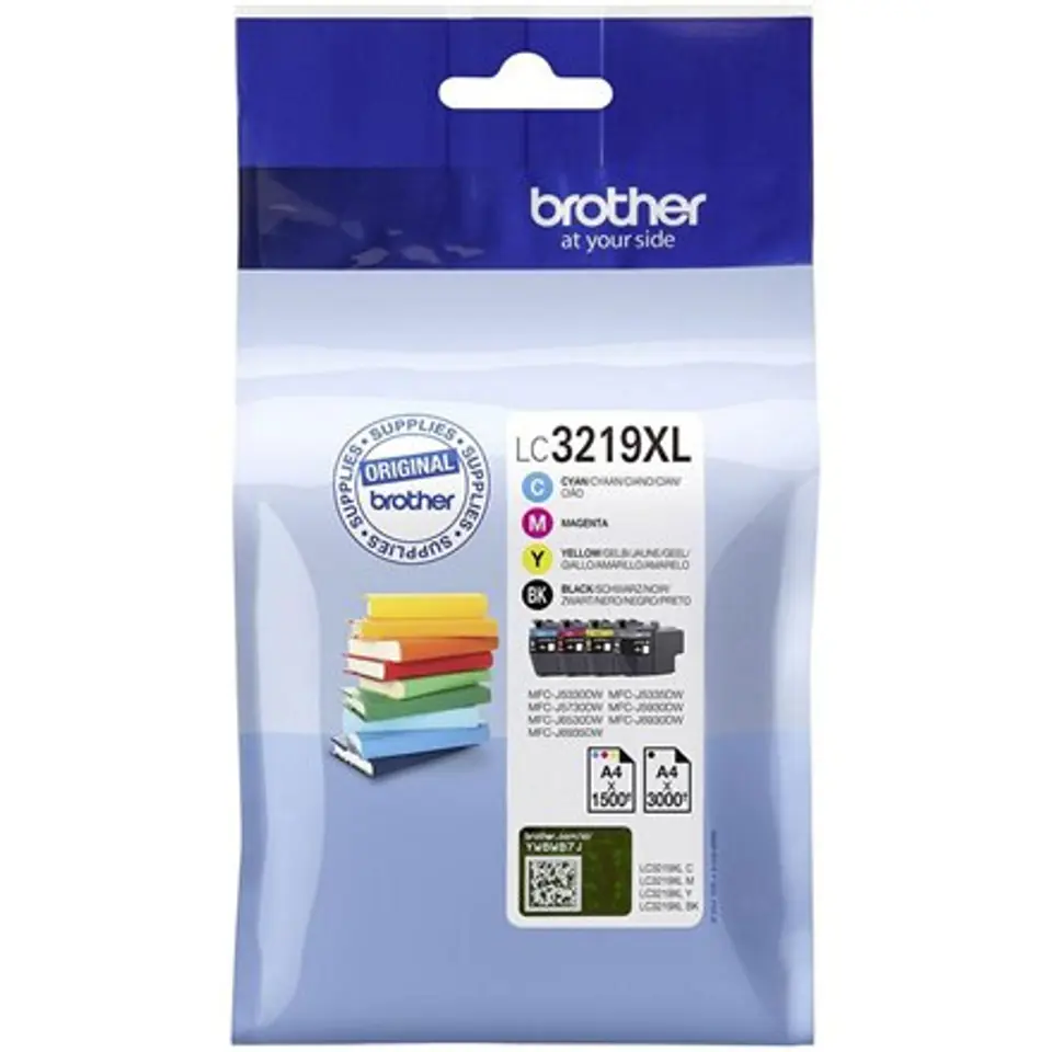 ⁨Brother LC3219XLVALDR Ink cartridges, Black, Cyan, Magenta, Yellow⁩ at Wasserman.eu