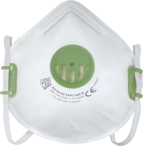 ⁨OXYLINE FFP3 Maska filtrująca wielorazowa X 310 SV, ochrona klasy FFP3, 10 szt.⁩ w sklepie Wasserman.eu