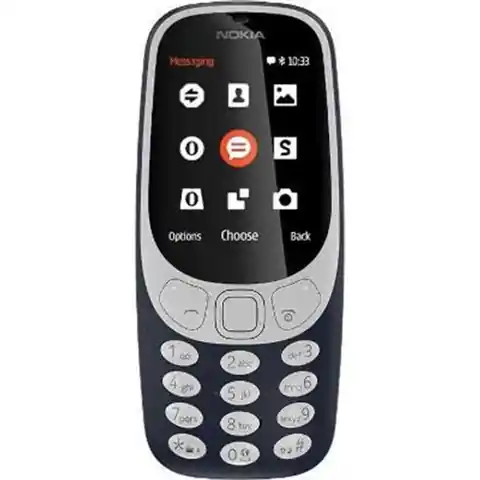 ⁨Nokia 3310 (2017) Dark Blue, 2.4 ", TFT, 240 x 320 pixels, 16 MB, Dual SIM, Micro-SIM, Bluetooth, 3.0, USB version microUSB 2.0,⁩ at Wasserman.eu