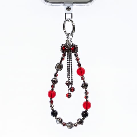 ⁨Crong Phone Charm - Smycz zawieszka do telefonu (Red Bow)⁩ w sklepie Wasserman.eu