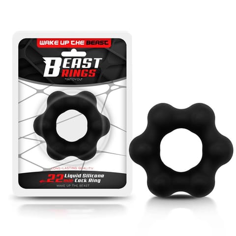 Cock Ring Liquid Silicone 2.2 cm Black w sklepie Wasserman.eu
