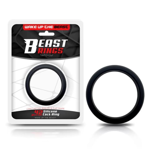 Cock Ring Solid Silicone 4.2 cm Black w sklepie Wasserman.eu