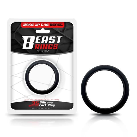 Cock Ring Solid Silicone 3.5 cm Black w sklepie Wasserman.eu
