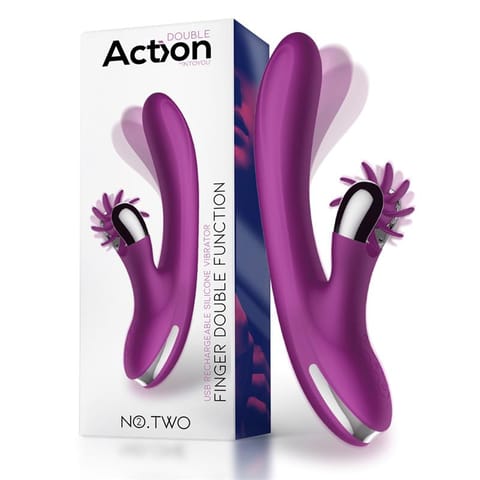 ⁨No. Two Finger Vibrator with Rotating Wheel⁩ w sklepie Wasserman.eu