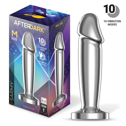 ⁨Sarmy Anal Plug with Vibration Magnetic USB Size M⁩ w sklepie Wasserman.eu