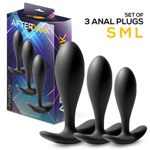 ⁨Pimpox Set of 3 Anal Plugs⁩ w sklepie Wasserman.eu