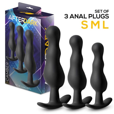 ⁨Camber Set of 3 Anal Plugs⁩ w sklepie Wasserman.eu