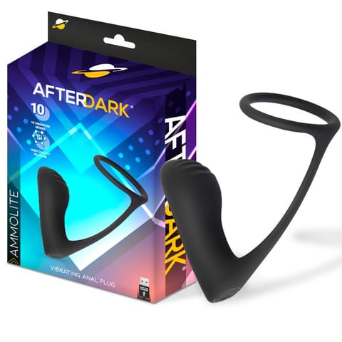 ⁨Ammolite Vibrating Anal Plug with Testicle Ring⁩ w sklepie Wasserman.eu
