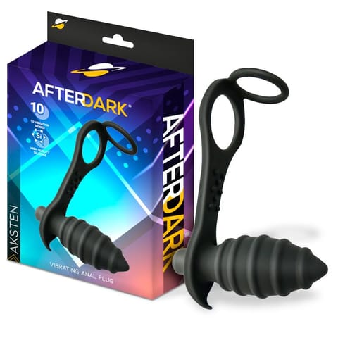 ⁨Aksten Vibrating Anal Plug with Penis Ring⁩ w sklepie Wasserman.eu