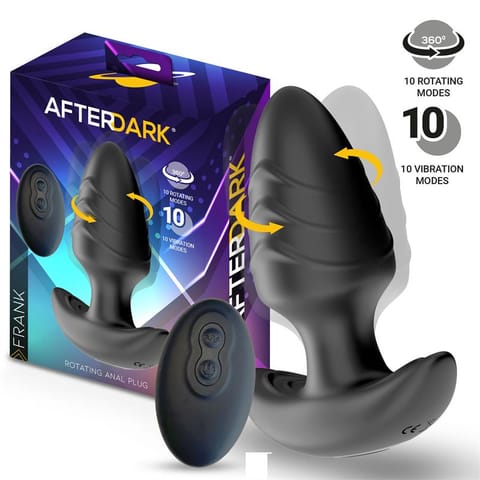 ⁨Frank 360º Rotating and vibrating Anal Plug with Remote Control⁩ w sklepie Wasserman.eu