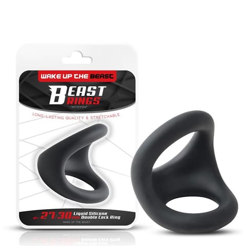 Double Penis Ring Liquid Silicone 27/30 mm w sklepie Wasserman.eu