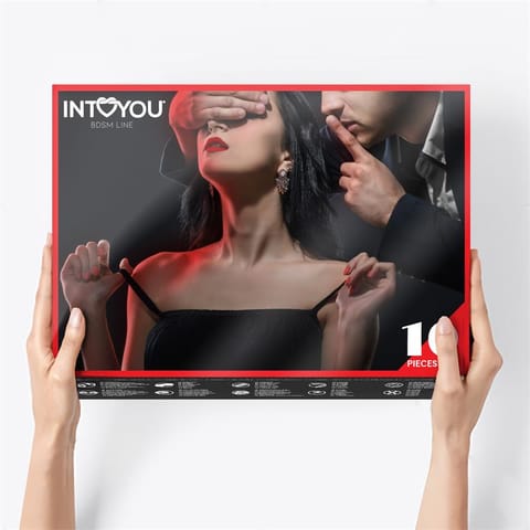 ⁨Bondage Set 10 Pieces Red⁩ w sklepie Wasserman.eu