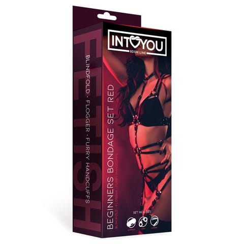 ⁨Beginners Bondage Set 3 Pieces Red⁩ w sklepie Wasserman.eu