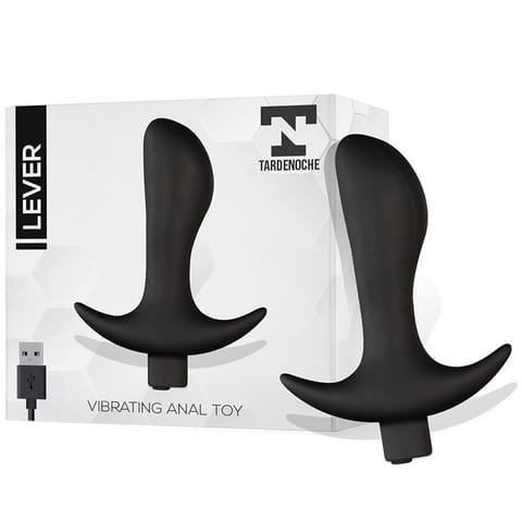 ⁨Lever Anal Plug with Vibration USB Silicone⁩ w sklepie Wasserman.eu