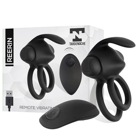 Reerin Dual Vibrating Ring USB Remote Control USB Silicone w sklepie Wasserman.eu
