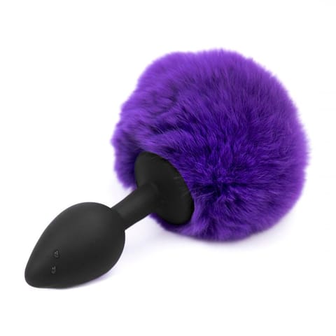 Butt Plug with Pompon Purple Size S w sklepie Wasserman.eu