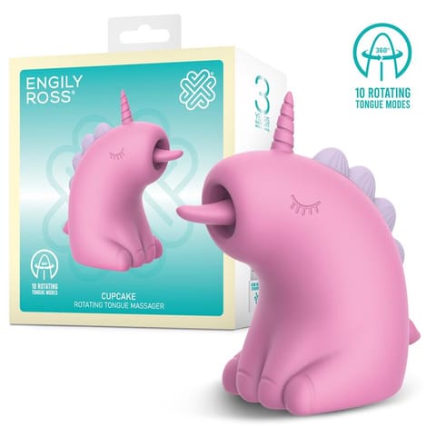 ⁨Cupcake 360º Rotating Tongue Massager⁩ w sklepie Wasserman.eu