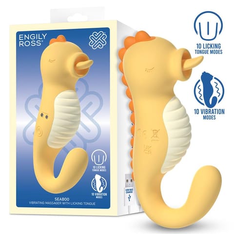 ⁨Seaboo Massager with Vibration and Licking Tongue⁩ w sklepie Wasserman.eu