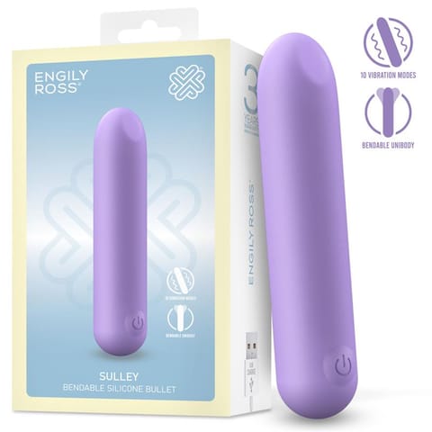⁨Sulley Vibrating Bullet Liquid Silicone Unibody Bendable USB⁩ w sklepie Wasserman.eu