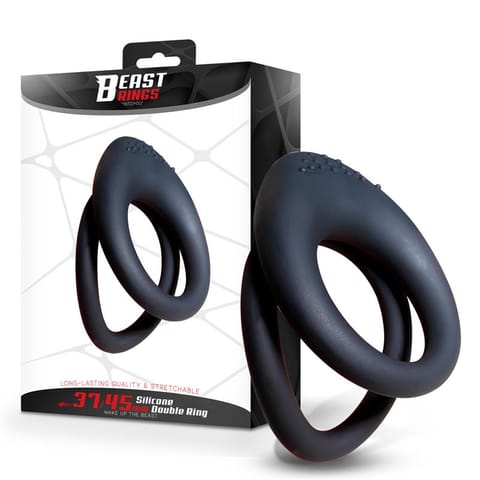 ⁨Double Ring Silicone 37/45 mm⁩ w sklepie Wasserman.eu
