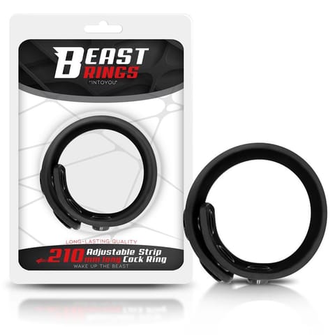 ⁨Solid Silicone Adjustable Strip Cock Ring 15-21 cm⁩ w sklepie Wasserman.eu
