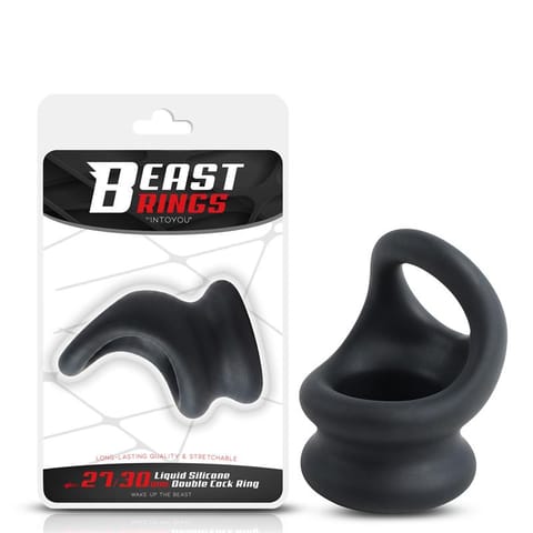 Double Penis Ring Liquid Silicone 27/30 mm w sklepie Wasserman.eu