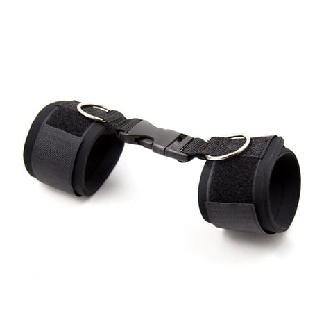 ⁨Neoprene Ankle Cuffs with Velcro Black⁩ w sklepie Wasserman.eu