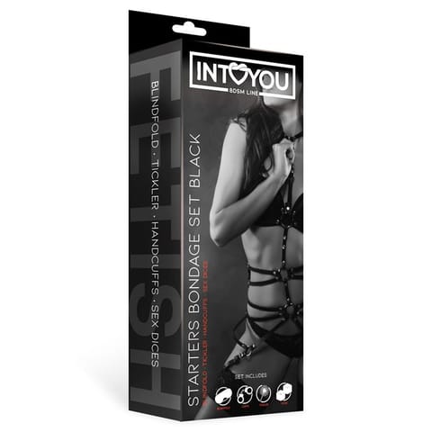⁨Starters Bondage Set 4 Pieces Black⁩ w sklepie Wasserman.eu