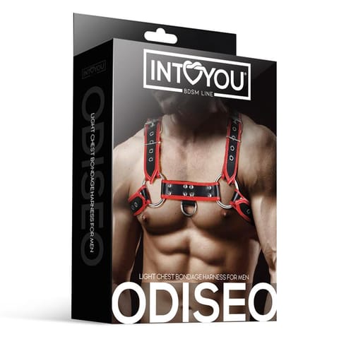 ⁨Odiseo Chest Bondage Harness for Men Vegan Leather⁩ w sklepie Wasserman.eu
